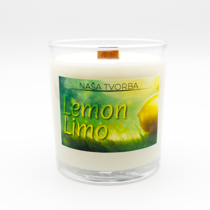 Sójová Sviečka LEMON LIMO