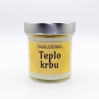 Sójová sviečka TEPLO KRBU